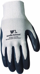 Wells Lamont, 546L, Large, Mens, Nitrile Coated Rubber, Knit Work Gloves