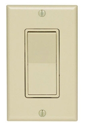 Leviton, 5672-2, Ivory LIGHTED Illuminated Decora Rocker Wall Switch Single Pole