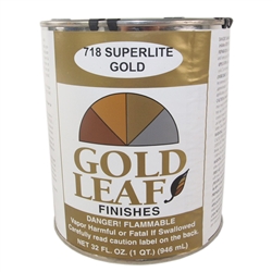 SHEFFIELD, 5718, Gold Leaf Metallic, 32 oz (Quart) Can, Superlite Gold Leaf Finish