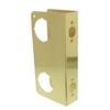 Ultra Hardware 59007 Brass Finish 2-3/4" Backset, Combo Lock & Door Reinforcer Protector For Lockset & Deadbolt