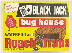 Safeguard Black Jack 607 Bug House for Roaches and Waterbug Glue Traps Odorless