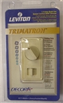 Leviton, 611-6620-I, Ivory, Decora Trimatron 1.5 Amp Quiet Fan Speed Control And 300 Watt Light Dimmer, Ceiling Fans