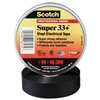 3M Company, 6132-BA-100, Scotch Super 33+, 3/4" x 66', Black, Vinyl Plastic Electrical Tape, 7 Mil