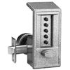 Simplex 6202-86 Gray Mechanical Pushbutton Combination Lock With 2-3/8" Backset (NO KEY)