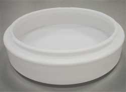 650-NC-54-PO, 12", Smooth White Molded Acrylic Drum Cover For 22 & 32 Watt 8" & 12" Bulb Circline Fixture