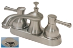 Aqualux Vienna Collection, 673-9603, Satin Nickel, Lavatory Bathroom Sink Faucet, With Pop Up