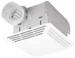 Broan Nuton, 678, Ventilation Bathroom Fan and Light Combination, 50 CFM and 2.5-Sones