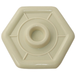 Ultra Hardware 69908 Almond Plastic 4-1/4" Wall Protector Plate