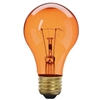 Westpointe 70805 25A19/TA 25 Watt 120 Volt Transparent Amber Party Light Bulb