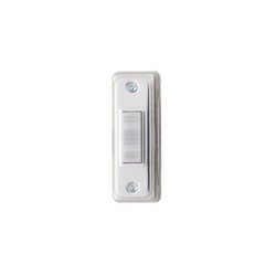 Heathco, 715A, Surface Mount Chime Button Lighted Silver Doorbell