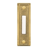 Heath Zenith 715G-1 Wired Push Button, Gold Finish with Lighted White Center Button