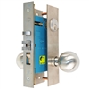 Marks 7400E/32D Satin Stainless Steel US32D Right Hand Grade 2 Office Thru-Bolted Contempo Knob Plate Mortise Lockset