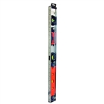 H.B. Smith Tools, 79120, 3-In-1 Convenient Ruled Edge 24" Aluminium Level