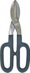 H.B. Smith Tools 79710 10" 10-Inch Straight Pattern Tin Snips, Cushioned Handle