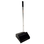 HBC, 812CLN, Lobbymaster, Black, Plastic Lobby Dust Pan, With Handy Clip