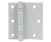 Tuff Stuff 86441 Prime Coated 4-1/2" Ball Bearing Full Surface Hinges With Machine Bolts, Nuts, And Wood Screws (1 Pair)