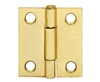 Tuff Stuff 86715 Polished Brass Plated 1-1/2" Loose Pin Utility Hinge With Screws (1 Hinge)
