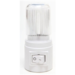 Bright Way, 878, White, Energy Efficient Compact Fluorescent Night Light, Manual On Off Switch