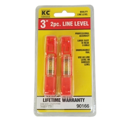 KC Professional 90166 2 Pack 3" Project Structo Cast Line Level Lightweight