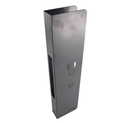9200G Wrap Around Plate For Marks 91A, 114A, 116A, Grade 2 9 Series And Other Mortise Lock Repair Plate Gray Finish