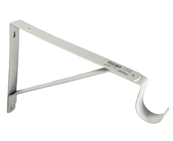 Tuff Stuff 9513W White Steel Closet Shelf And Rod Bracket