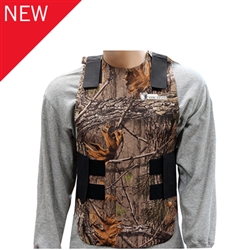 Exo Pro, BA134, Large / Extra Large, Hunting Camo, Waterproof & Windproof Neoprene Cold Weather Body Armor Thermal Vest