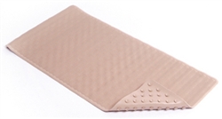 KITTRICH, BMAT-C4V08-04, 18" x 36", XL, Taupe, Wave Rubber Bath Mat, Soft