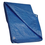 Tuff Stuff BPT0608 Blue 6' x 8' All Purpose Poly Tarp