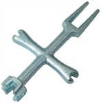 Aqua Plumb, C1106A, 4 Way P.O. Plug Wrench