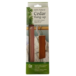 My Helper CBLK Cedar Pest Control 1 Pack of 7-1/2 Inch x 1-7/8 Inch Original 100 Percent Natural Cedar Block Closet Hang Up With Metal Hook