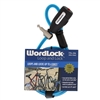 WordLock CL-604-A1 Loop'N Lock Bike Lock 10mm x 7' FT Match Key Cable Lock 1 Assorted Color Per Order (Black & Teal)