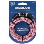 Wordlock CL-650-PC Pink Camo 8mm x 5' FT Combination Cable Lock