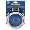 Wordlock CL-653-SL Prism Silver 10mm x 5' FT Combination Cable Lock Resettable