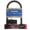 WordLock CL-656-RD Matte Red 8" Combination Resettable 4 Dial U Lock Bike Lock