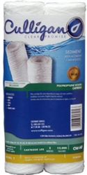 Culligan, CW-MF, 2 Pack, Sediment Water Filter Replacement Cartridge, Filters Scale