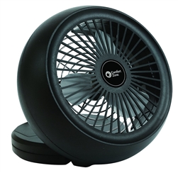 Comfort Zone, CZBT1AS, 1 Fan 4", Black Or White, Portable Desk Fan Folding Base, Powered By USB or 4 x AA, Dual Powered