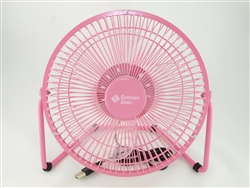 Comfort Zone, CZHV8USB, 1 Fan 8" Desktop Adjustable, Metal, High Velocity Cradle Fan, Dual Powered, Assorted Colors