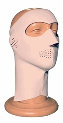 Exo Pro, E232, Large, White, Extreme Cold Weather Full Face and Neck Mask, Velcro Ski Mask