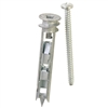 Starborn, EKT025, Zinc E-Z Toggle Kit, 25 Pack ITW Buildex Anchors #85 Self Drilling, Screws 8 x 2-1/8" Phillips