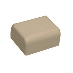 Premiere Raceway Wire Hider FEC-71424 1/2" Beige End Cap For Molding Self Adhesive