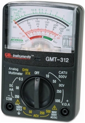 Gardner Bender, GMT-312, 12 Range Pocket Sized Analog Multimeter - Tester, 5 Function
