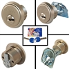 US-1 Lock (Like Mul-T-Lock) H1181515 Satin Nickel US32D Solid Rim/Mortise 1-1/8" Cylinder Combo (Interchangeable) With High Security 015 Keyway