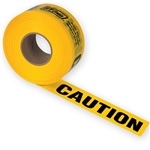 Ivy Classic 14000 Yellow 300' Caution Tape, 2 Mil Thick