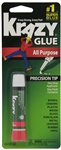 Elmer's Krazy Glue, KG58548R, 2 Gram 0.07-Ounce, Tube All Purpose Instant Krazy Glue Liquid Formula, Precision Tip Applicator