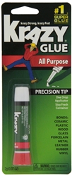 Elmer's Krazy Glue, KG58548R, 2 Gram 0.07-Ounce, Tube All Purpose Instant Krazy Glue Liquid Formula, Precision Tip Applicator