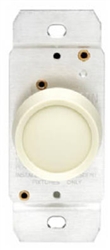 Leviton, L01-00705-00I, Ivory, 600W, Push On - Push Off, Rotary Dimmer, Single Pole