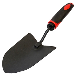 Tuff Stuff LGT52883 Metal Trowel Hand Tool Rubber Ergo Grip Handle For Gardening
