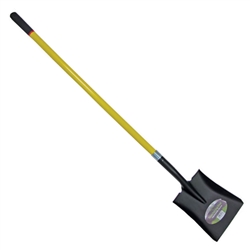 Tuff Stuff 52913 Square Point Shovel With Long Heavy Duty Fiberglass Handle