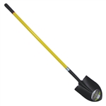 Tuff Stuff 52914 Round Point Shovel With Long Heavy Duty Fiberglass Handle