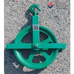 Tuff Stuff, MANGB, 12" Gin Block Pulley Sheave Reel Wheel Working Load Limit 1,000 LB Manila Rope Size 3/4" - 1"